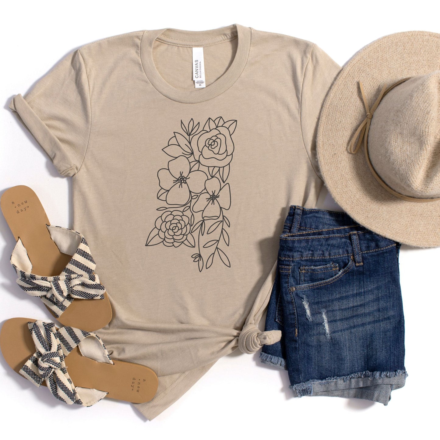 Mississippi Floral State Graphic Tee