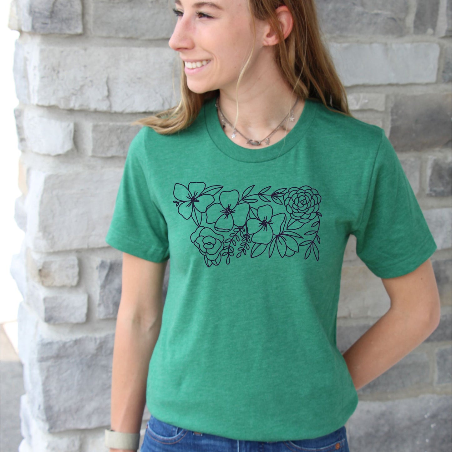 Montana Floral State Graphic Tee