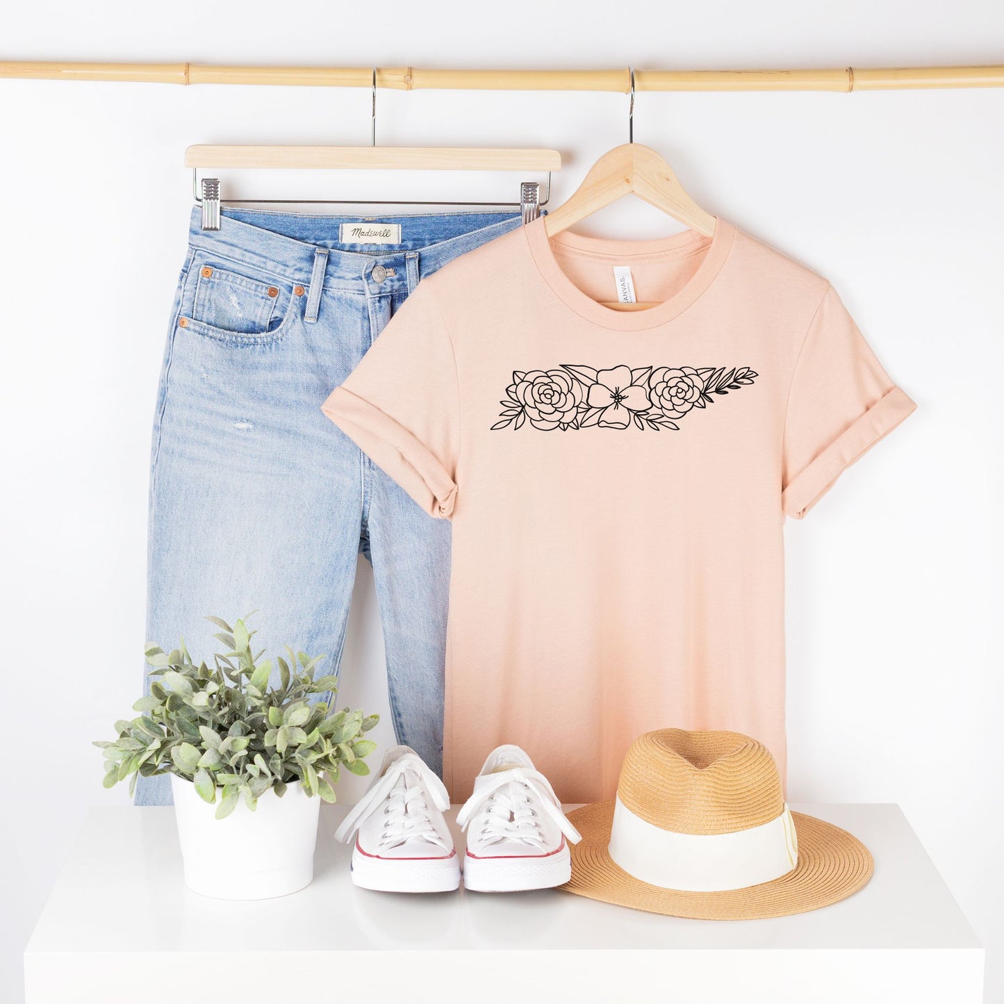 Tennessee Floral State Graphic Tee