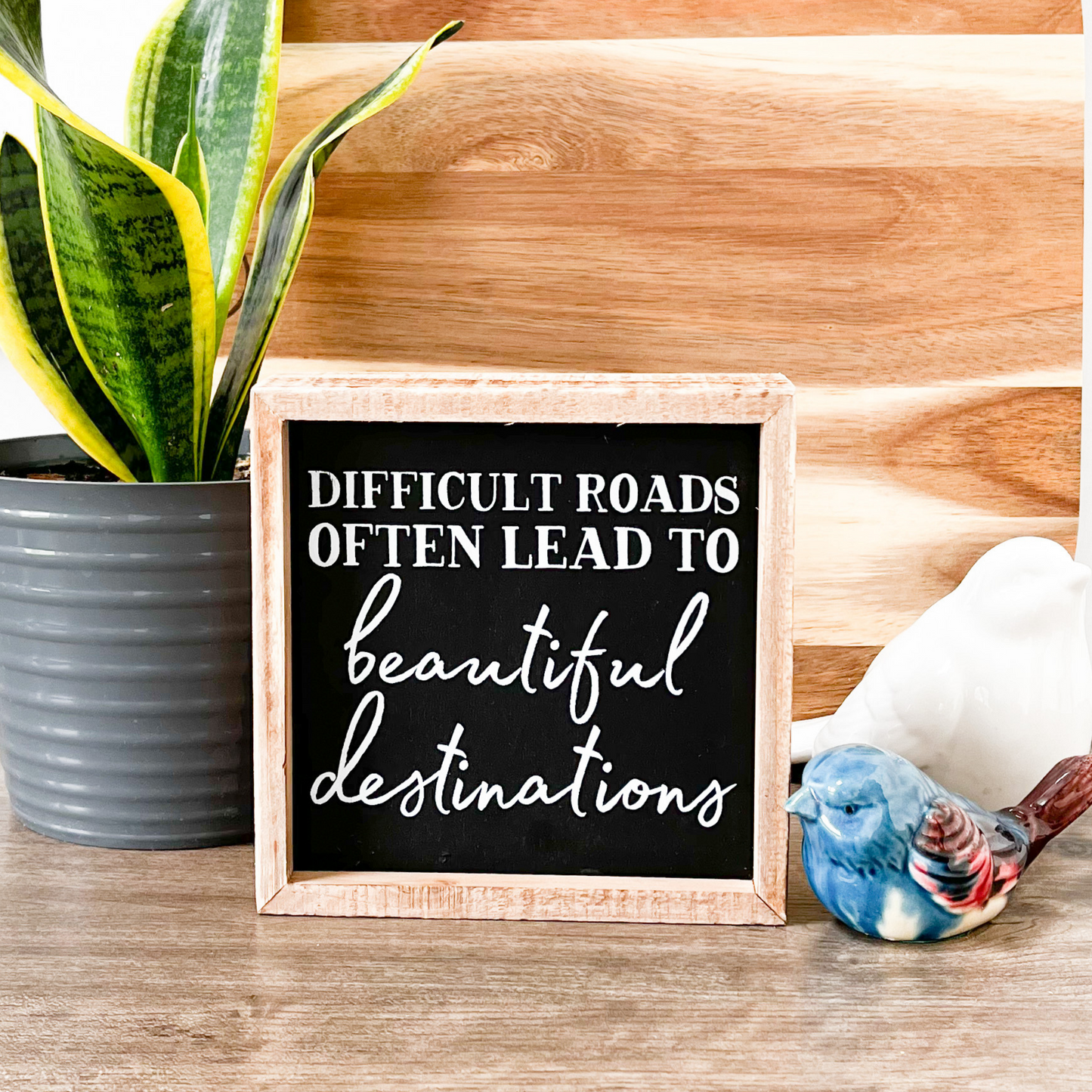 Beautiful Destinations Block Sign