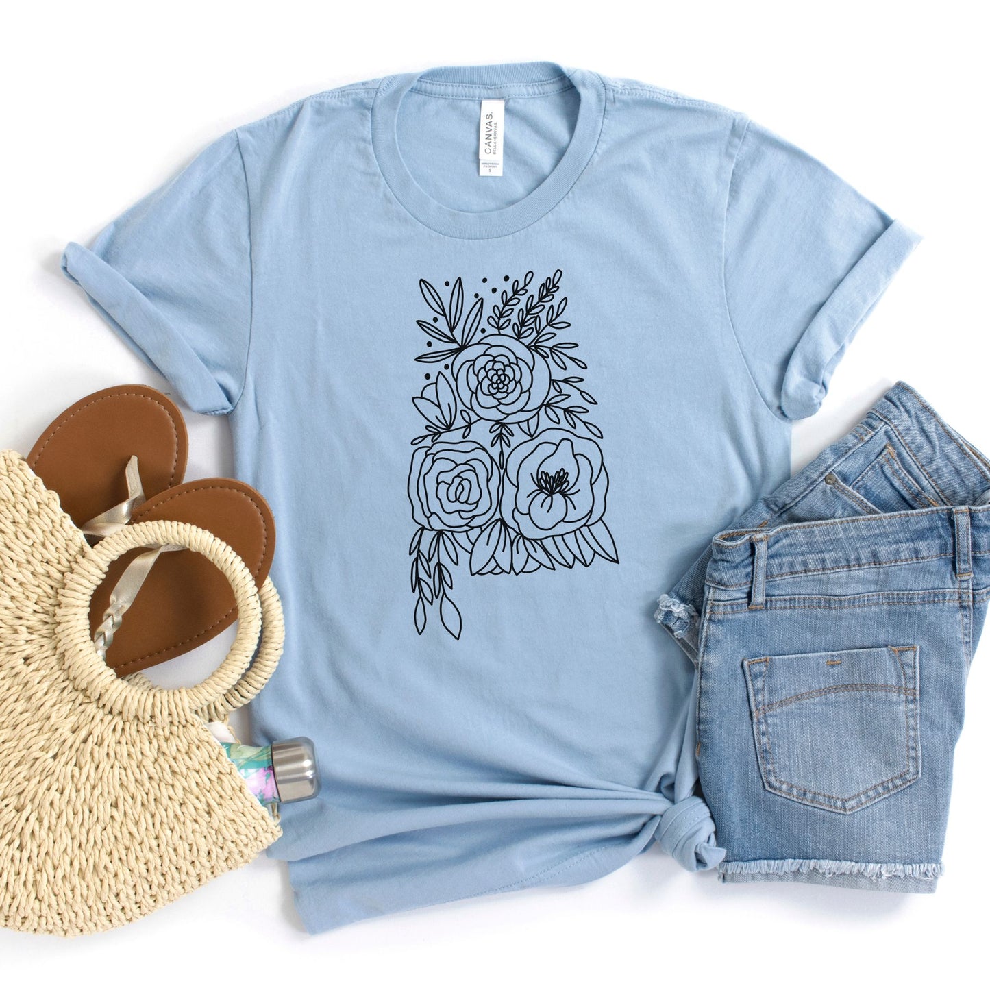 Alabama Floral State Graphic Tee