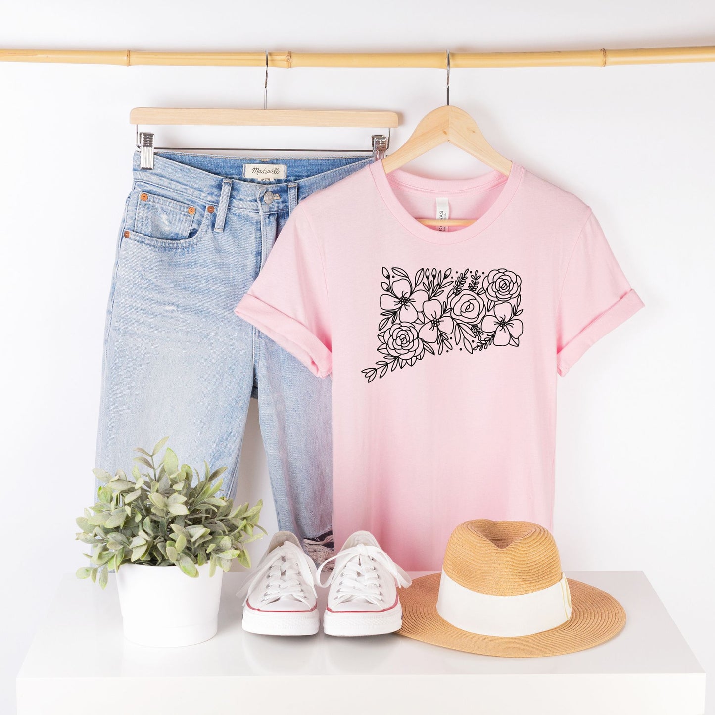 Arkansas Floral State Graphic Tee
