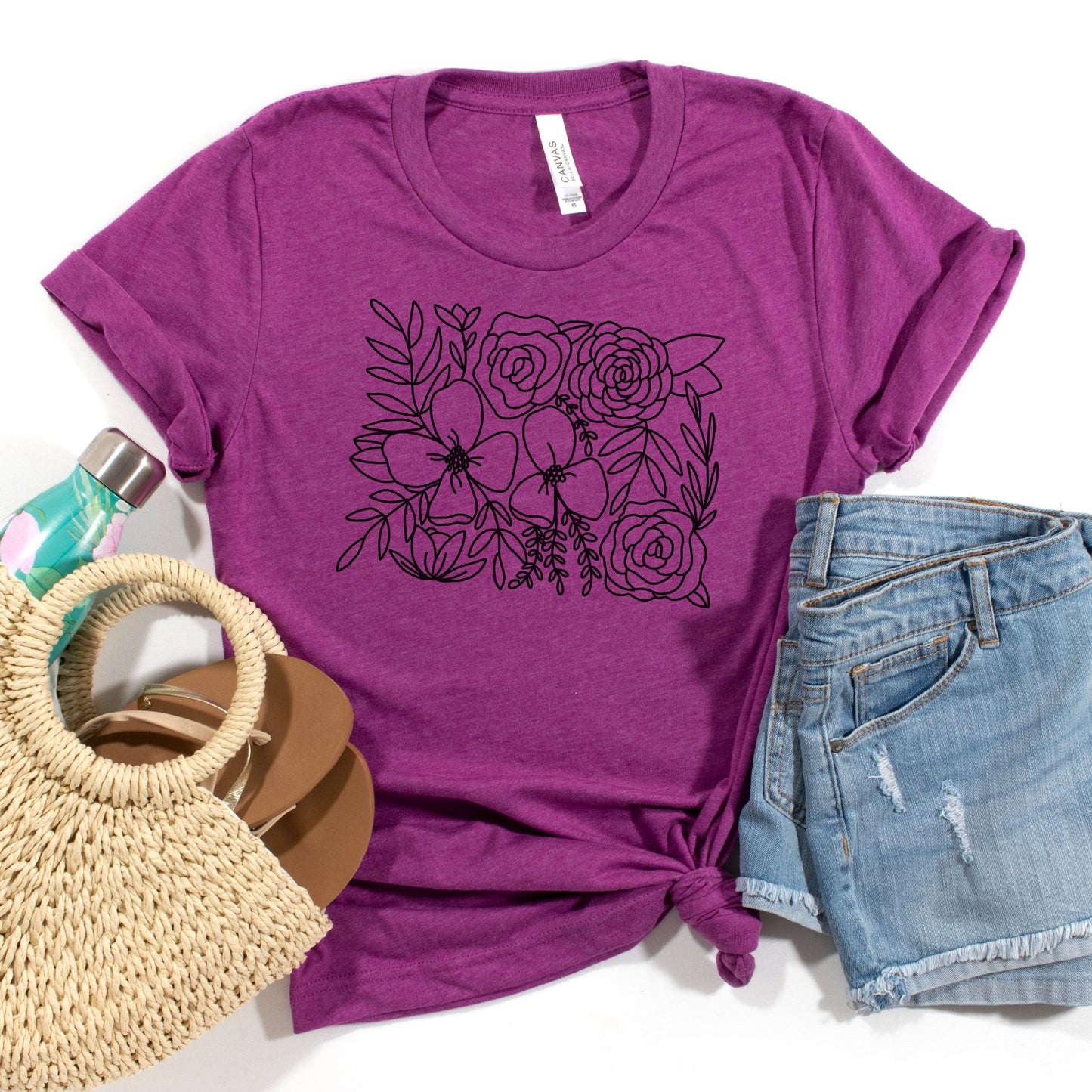 Colorado Floral State Graphic Tee