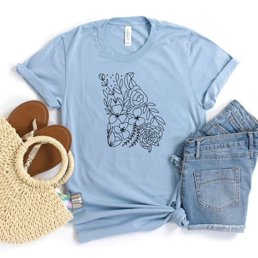 Georgia Floral State Graphic Tee