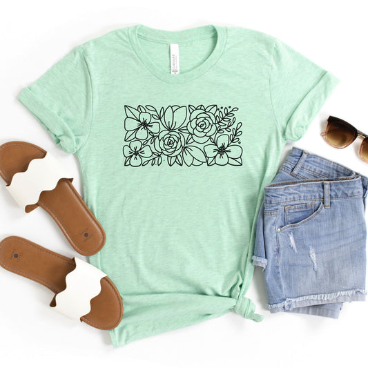 Kansas Floral State Graphic Tee