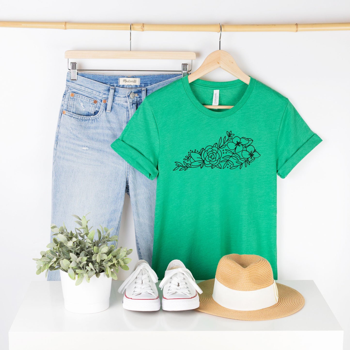Kentucky Floral State Graphic Tee