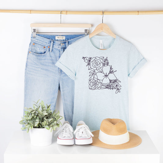 Missouri Floral State Graphic Tee