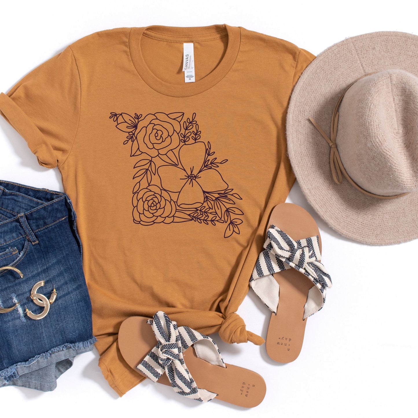Missouri Floral State Graphic Tee