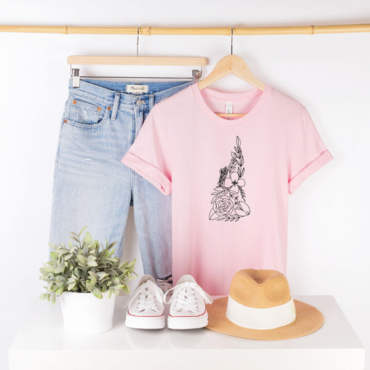 New Hampshire Floral State Graphic Tee