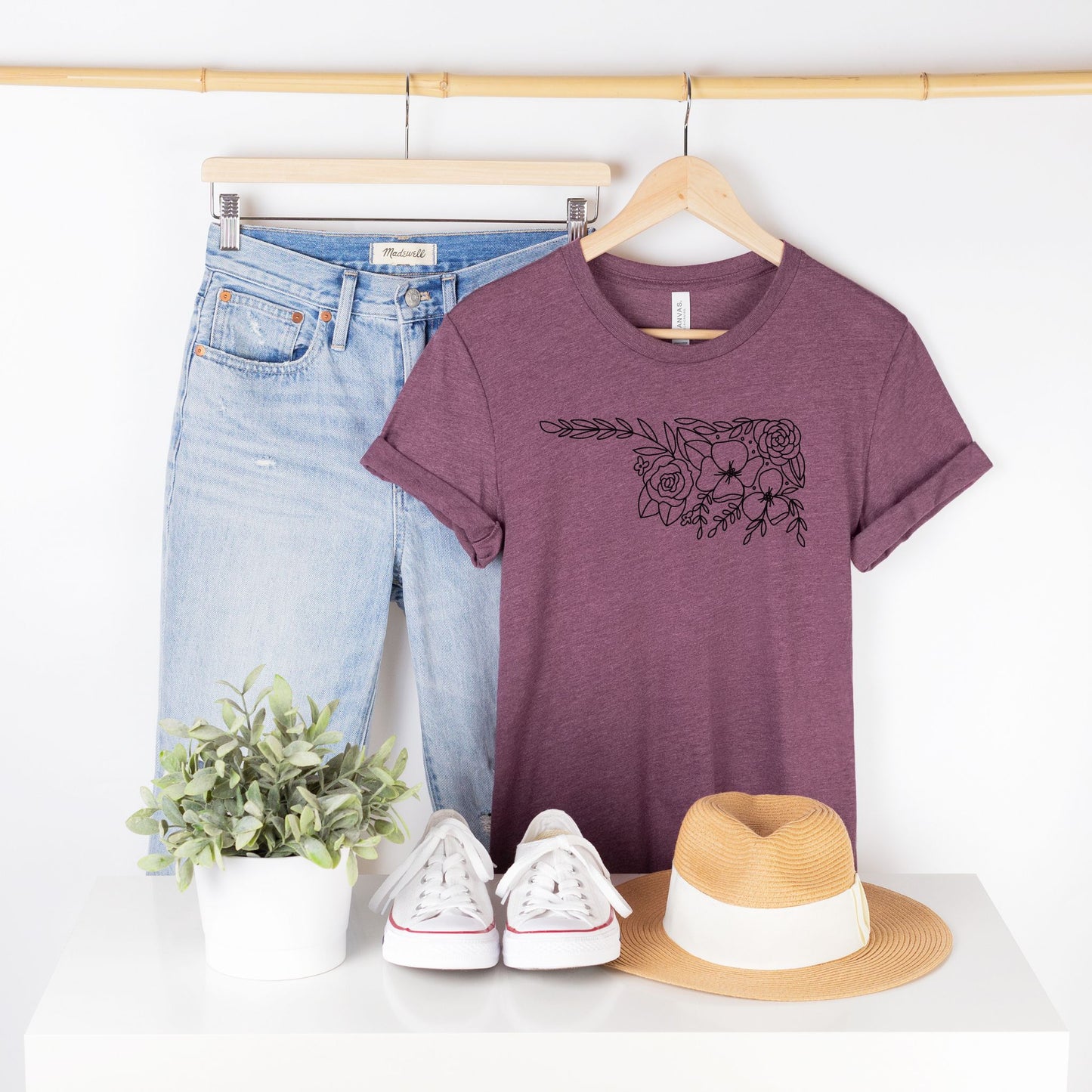 Oklahoma Floral State Graphic Tee
