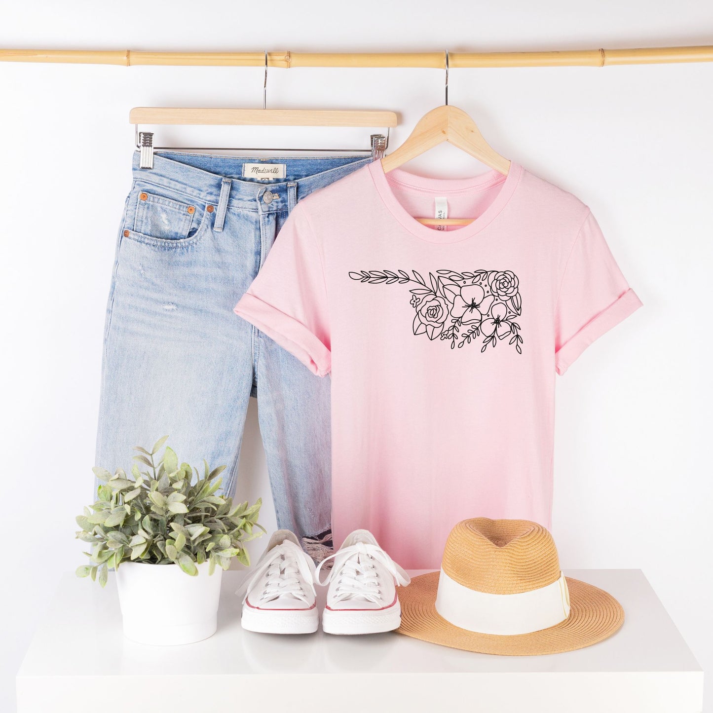Oklahoma Floral State Graphic Tee