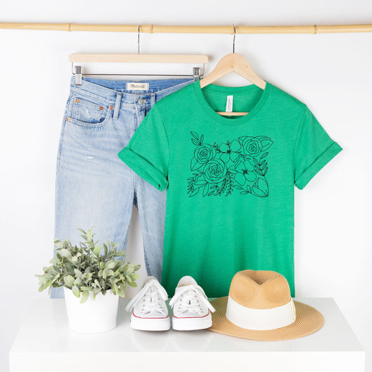 Oregon Floral State Graphic Tee