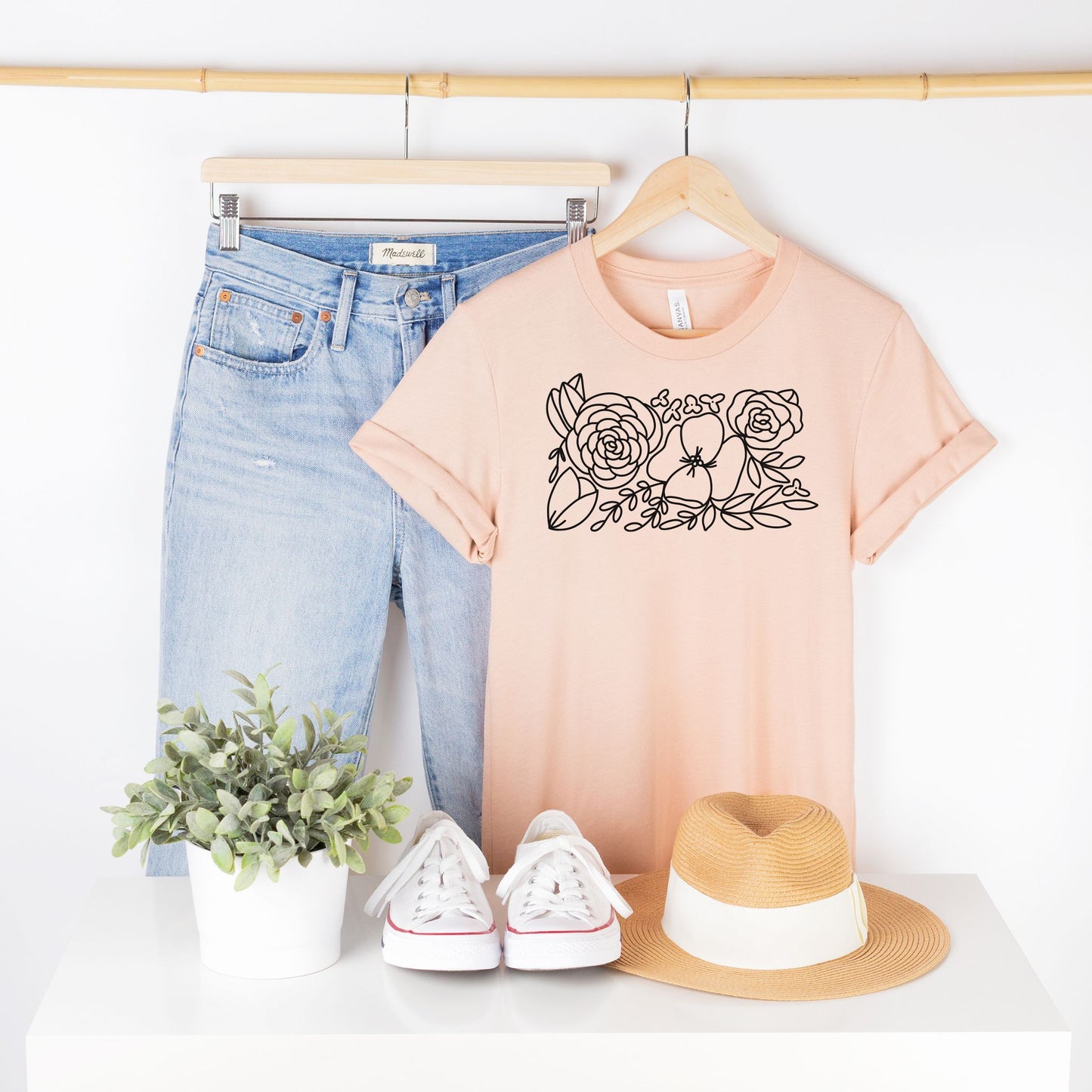 Pennsylvania Floral State Graphic Tee