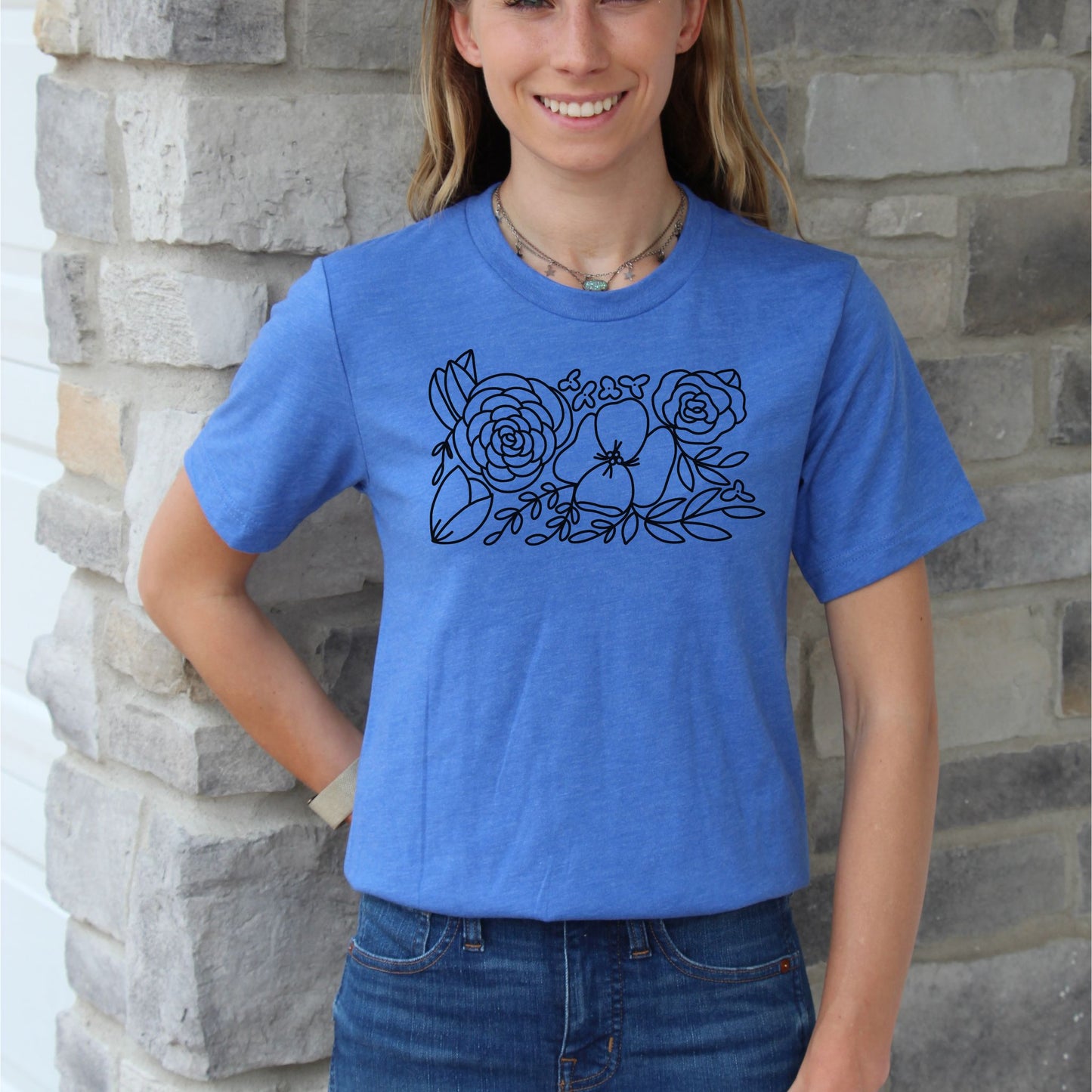 Pennsylvania Floral State Graphic Tee