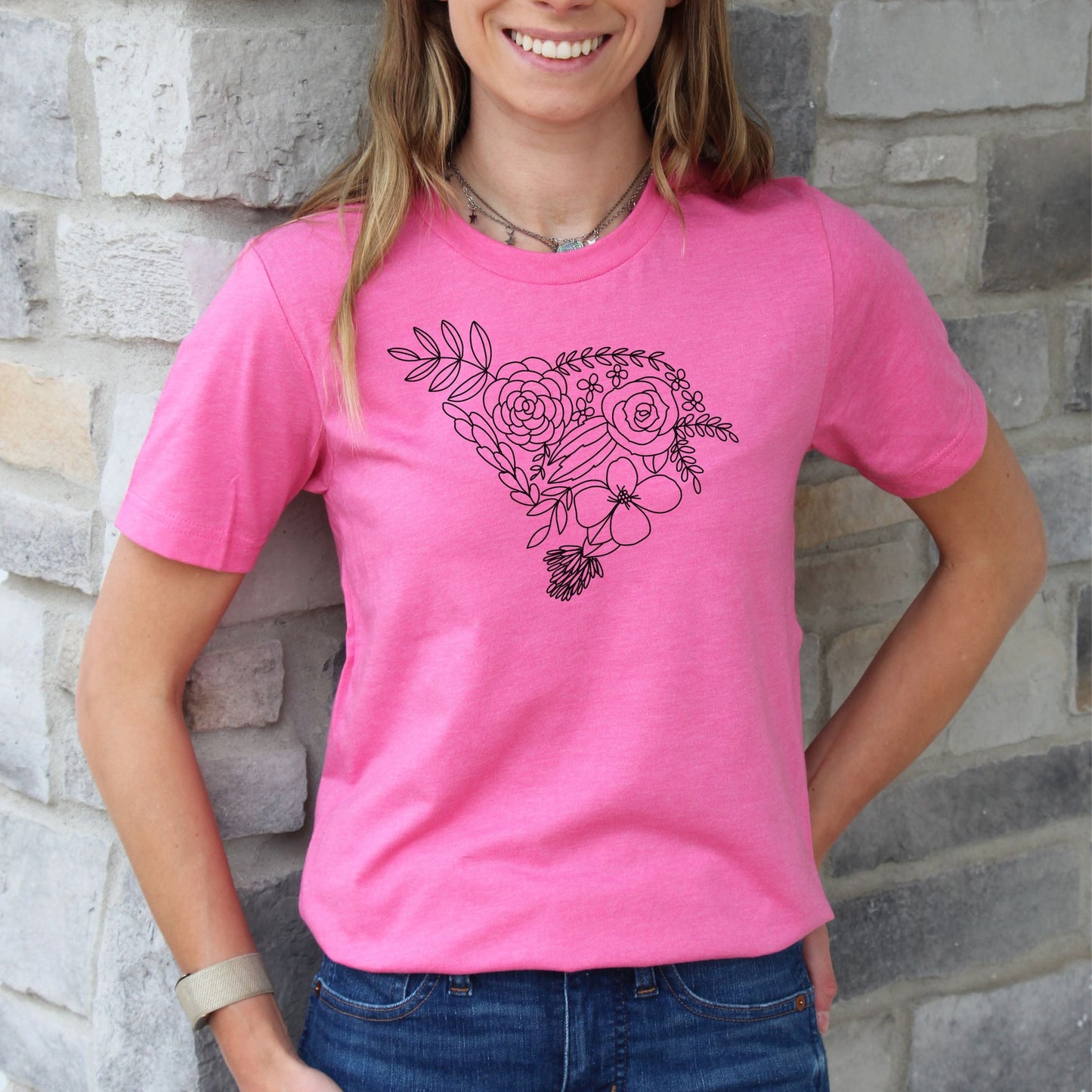 South Carolina Floral State Graphic Tee