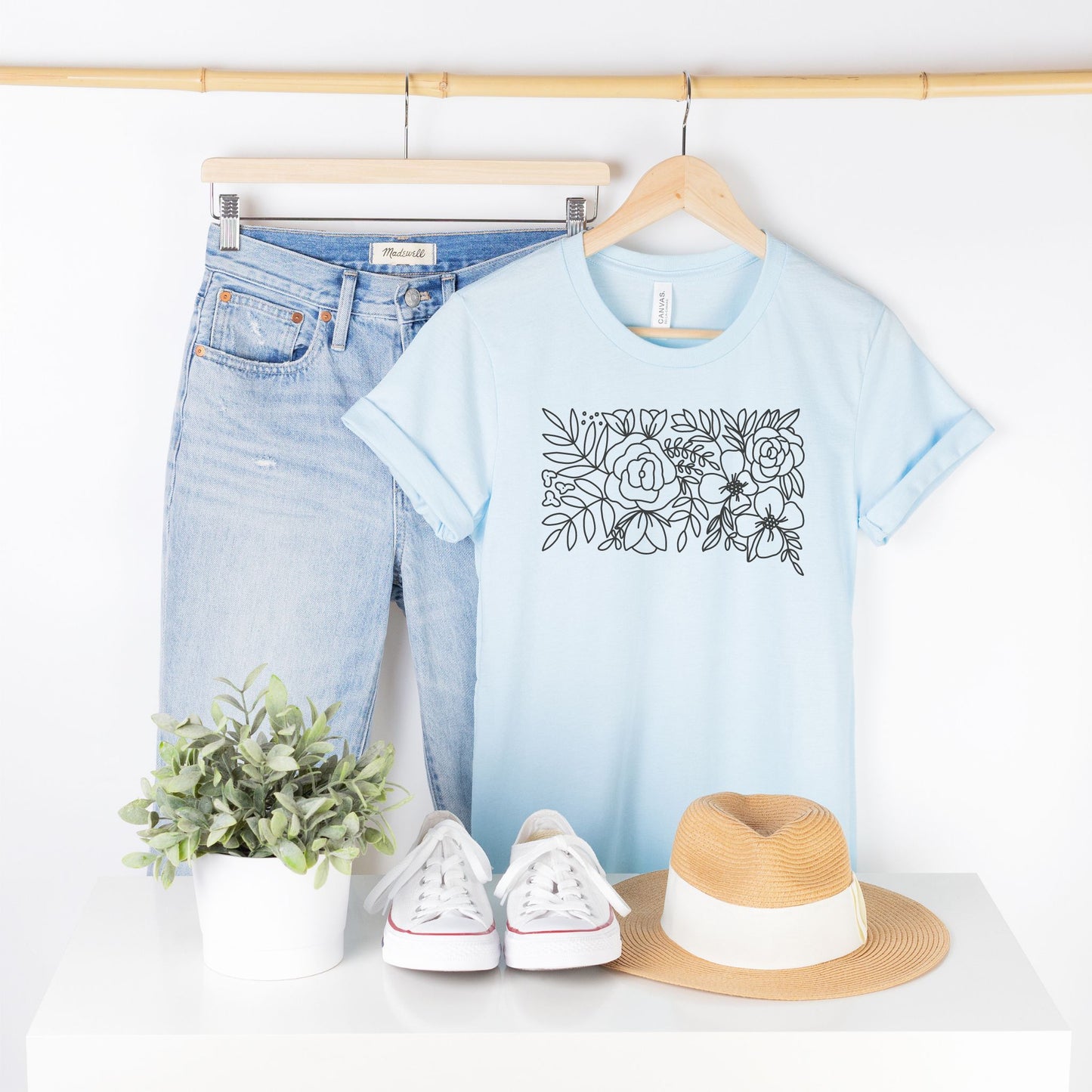 South Dakota Floral State Graphic Tee
