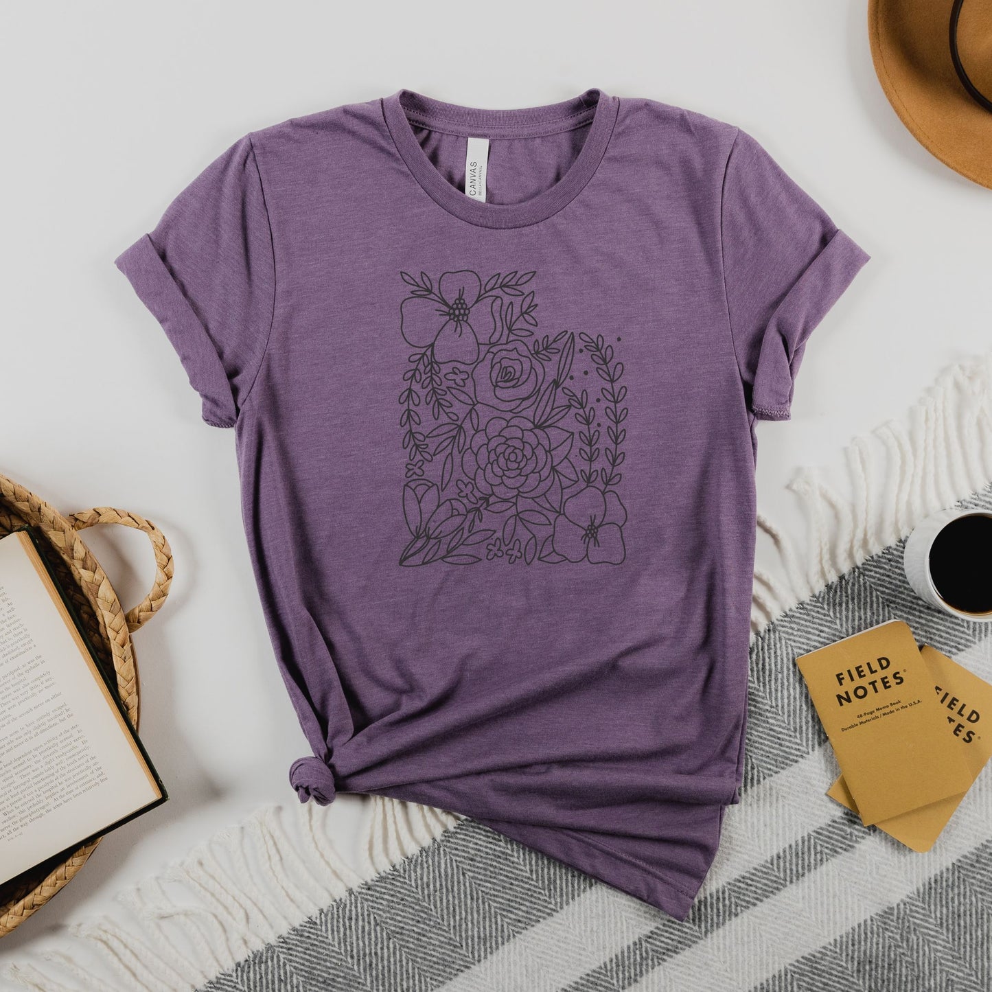 Utah Floral State Graphic Tee