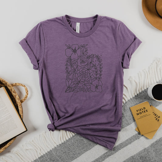 Utah Floral State Graphic Tee