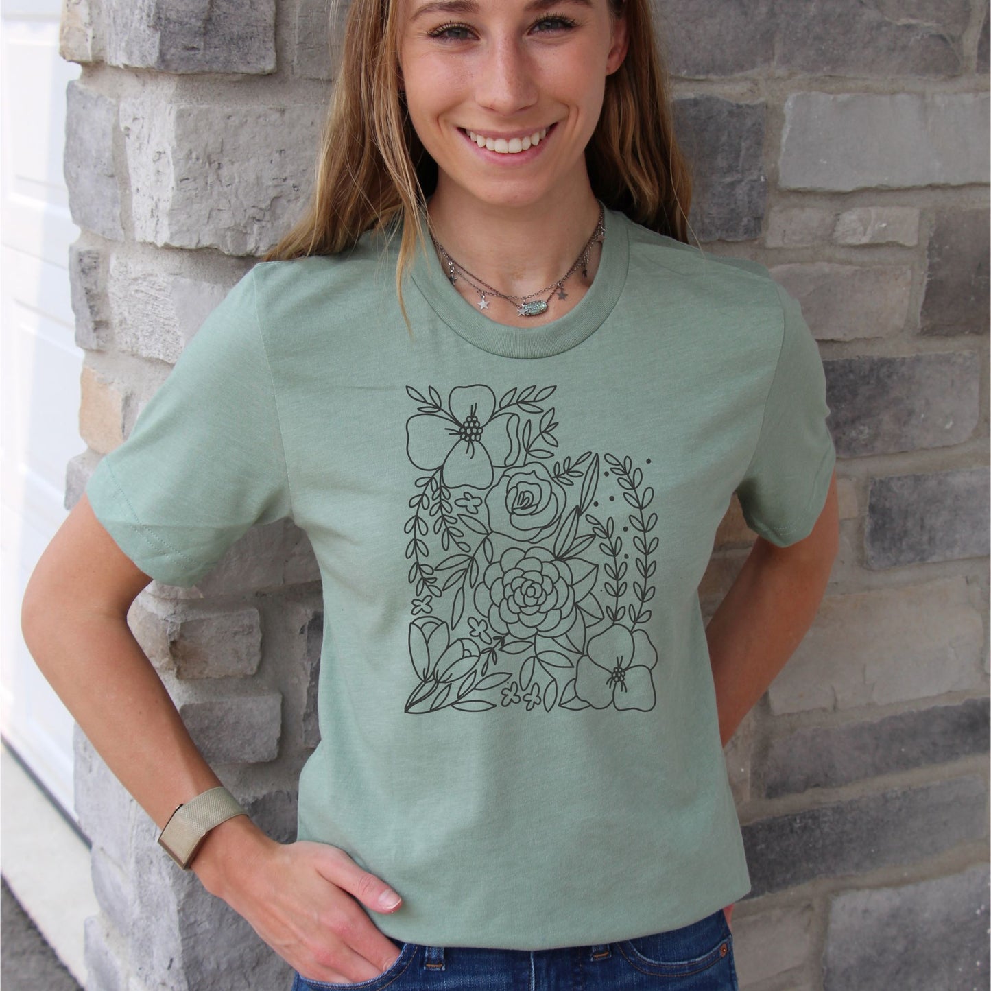 Utah Floral State Graphic Tee