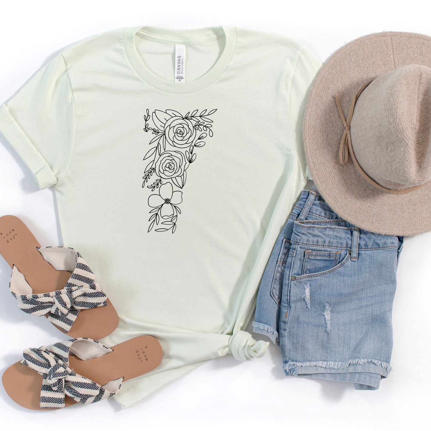 Vermont Floral State Graphic Tee
