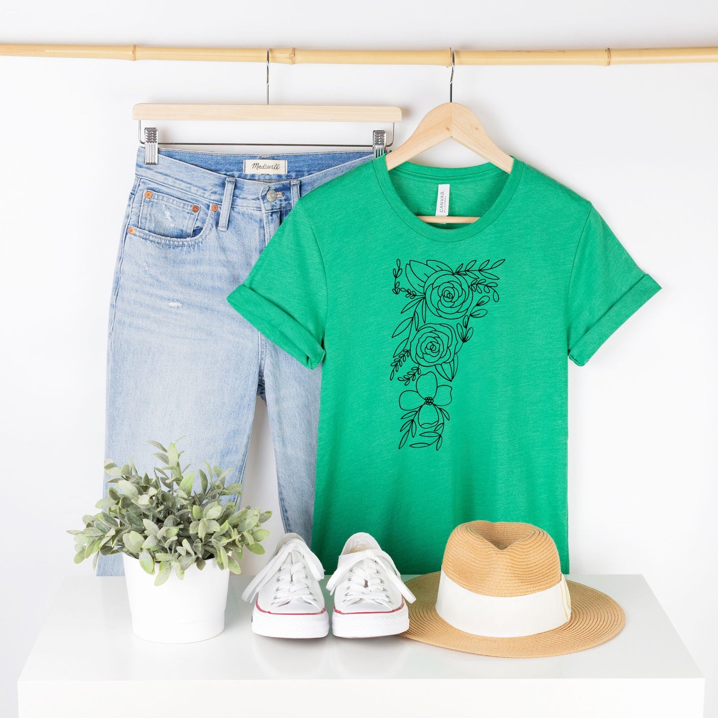 Vermont Floral State Graphic Tee