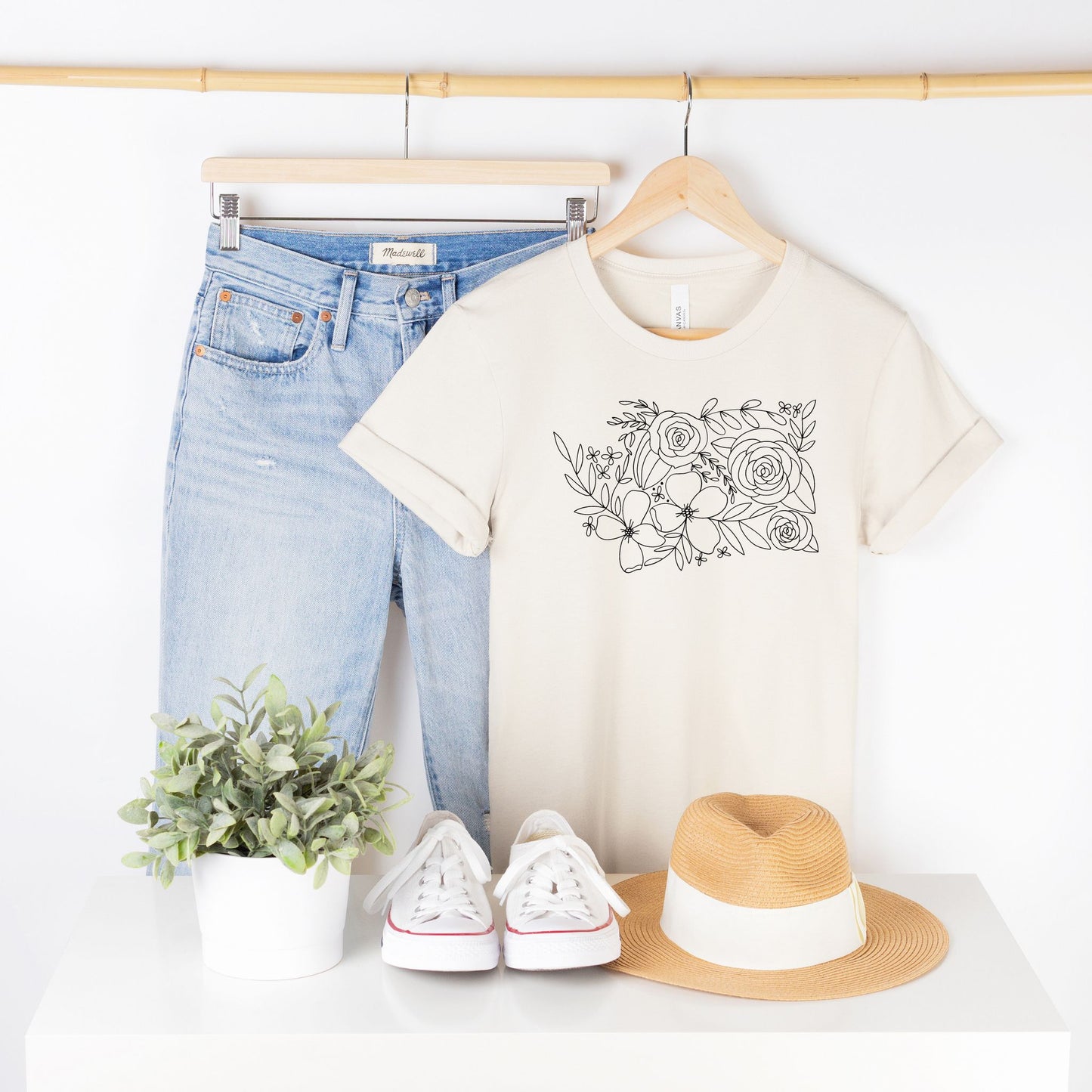 Washington Floral State Graphic Tee