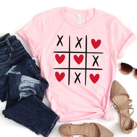 Love Wins Tic Tac Toe Graphic Tee