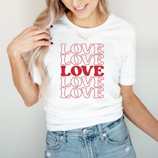 Love Stack Graphic Tee